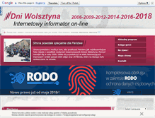 Tablet Screenshot of dniwolsztyna.wolsztyn24.pl